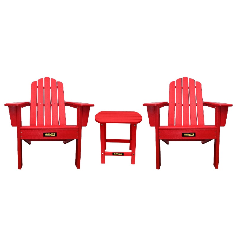 阿迪朗达克桌椅套装-红色